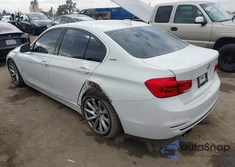 2017 BMW 330E Iperformance z USA, uszkodzony, nr VIN WBA8E1C33HA159212